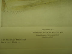 University Club , Milwaukee, WI, 1926, John Russell Pope