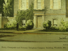 Chesapeake and Potomac Telephone Company Building , Woodside, MD, 1927, McKenzie, Voorhees, & Gremlin