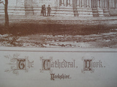 Cathedral, York, Yorkshire, England, UK, 1888, Not Stated