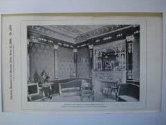 Empire Room in the House of Isaac Rosenwald, Esq, New York, NY, 1900, Brun & Hauser and W. Baumgarten, Decorator