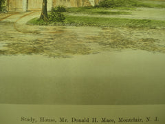 House of Mr. Donald H. Mace , Montclair, NJ, 1927, Clifford C. Wendehack