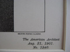 Stable for Archer Brown, East Orange, NJ, 1901, Ludlow & Valentine