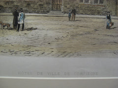 Hotel de Ville, Compiegne, France, EUR, 1888, G. Garen