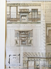 Marcus Sayers House, Montrose, NJ, 1881, W Halsey Wood, Original Hand Colored -