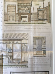 Marcus Sayers House, Montrose, NJ, 1881, W Halsey Wood, Original Hand Colored -