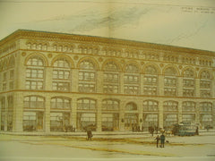 Ames Store Building, Boston, MA, 1889, Shepley, Rutan and Coolidge