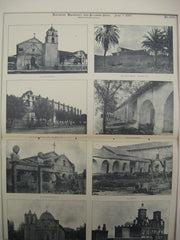 Spanish Mission Buildings, Arizona and Mexico, LAM, 1897