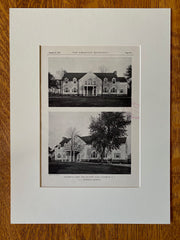 Elizabeth Town and Country Club, Elizabeth, NJ, 1928, Lithograph. Wendehack.