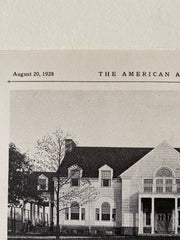 Elizabeth Town and Country Club, Elizabeth, NJ, 1928, Lithograph. Wendehack.