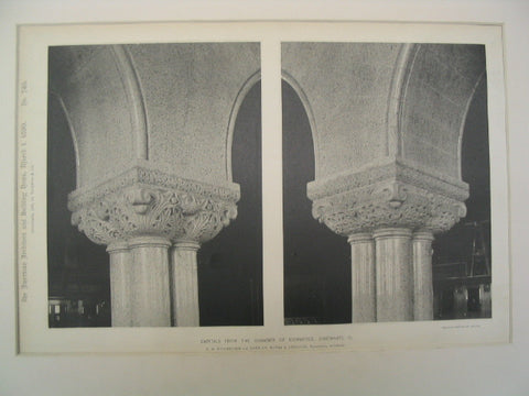 Capitals from the Chamber of Commerce, Cincinnati, OH, 1890, H. H. Richardson and Sheply, Rutan & Coolidge