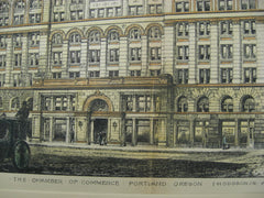 Chamber of Commerce, Portland, OR, 1891, Hodgson
