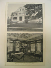 House of Mrs. Charles R. Lee, East Orange, NJ, 1898, Ludlow & Valentine