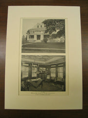 House of Mrs. Charles R. Lee, East Orange, NJ, 1898, Ludlow & Valentine