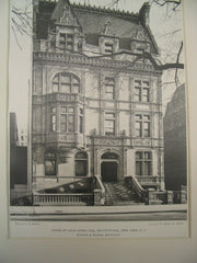 House of Louis Stern on 993 Fifth Ave, New York, NY, 1900, Schickel & Ditmars