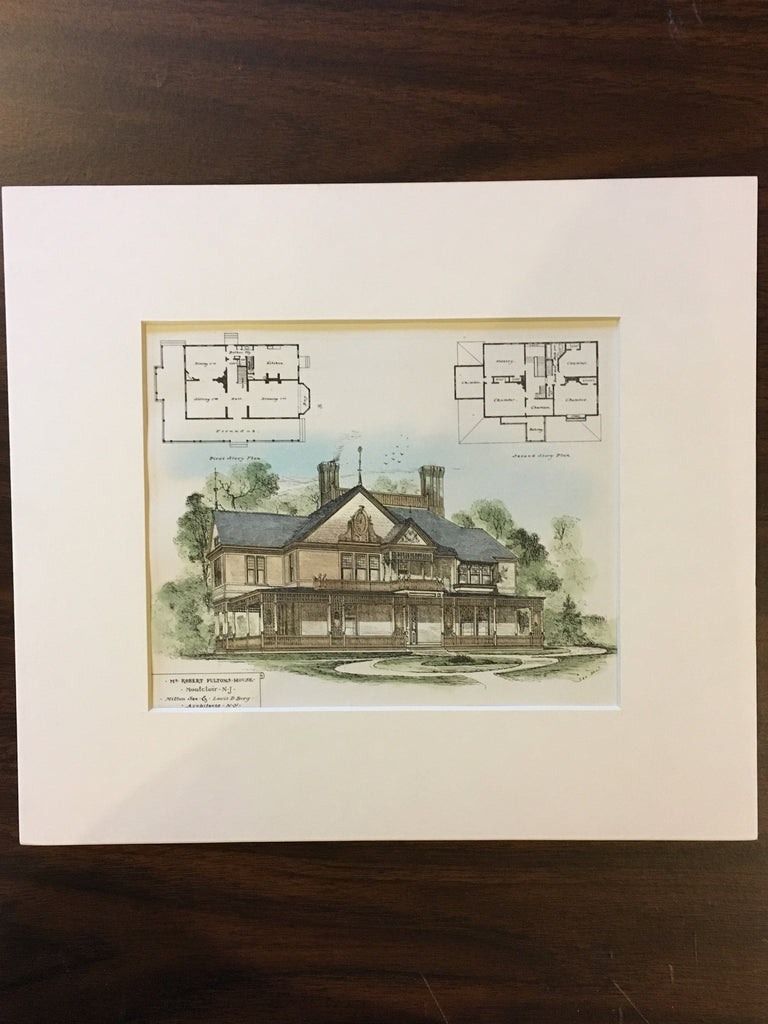 Robert Fulton's House, Montclair, NJ, Milton See & Louis Berg, Architects, Original