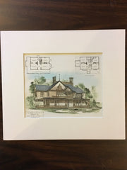 Robert Fulton's House, Montclair, NJ, Milton See & Louis Berg, Architects, Original