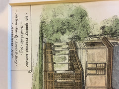 Robert Fulton's House, Montclair, NJ, Milton See & Louis Berg, Architects, Original