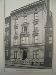 House of Isaac Stern on 858 Fifth Avenue, New York, NY, 1900, Cady, Berg & See