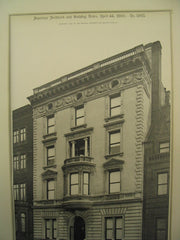 House of Isaac Stern on 858 Fifth Avenue, New York, NY, 1900, Cady, Berg & See