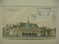 St. John's Schools, Chester, England, UK, 1888, E. R. Robson