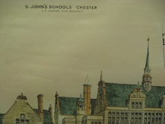 St. John's Schools, Chester, England, UK, 1888, E. R. Robson
