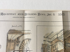 Seacroft, Seabright, NJ, 1883, Bruce Price & George Freeman, Original Plan