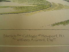 Cottage for William A. Grant, Newport, RI, 1900, Creighton Loitius