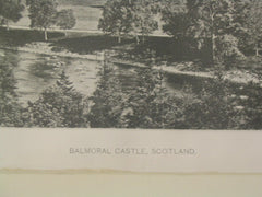 Balmoral Castle, Aberdeenshire, Scotland, UK, 1887
