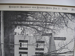House for Professor C. E. Hart, New Brunswick, NJ, 1890, Henry Rutgers Marshall