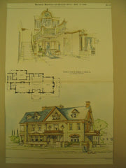 House of Frank W. Simmons, Ottumwa, IA, 1900, F. R. Comstock