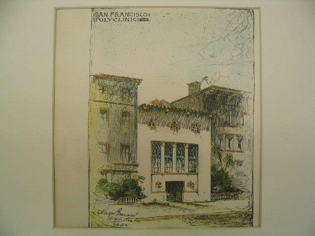 Poly Clinic, San Francisco, CA, 1894, A. Page Brown