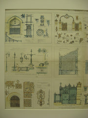 Designs in Iron for the American Architect Competition, 1882