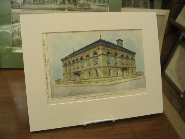 United States Post Office and Custom-House, Camden, NJ, 1898, Bailey and Truscott