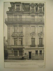 House of James B. Taylor on 50th St and Madison Avenue, New York, NY, 1901, Janes and Leo