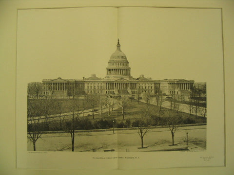 East Front of the United States Capitol, Washington, DC, 1904, Unknown