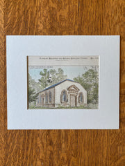 St. James Goosecreek Church, Charleston, SC, 1886, Original Hand Colored -