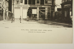 Hotel Royal on Kaernthner Street , Vienna, Austria, EUR, 1890, Alexander von Wieleman