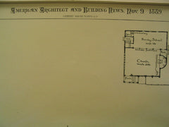 New Methodist Episcopal Church, Seabright, NJ, 1889, Wm. B. Bigelow