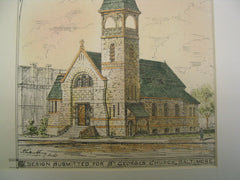 Engine House in Fall River, Massachusetts and St. Georges Church, Baltimore, MD, 1877, Hartwell & Swasey and Unknown (Respectively)
