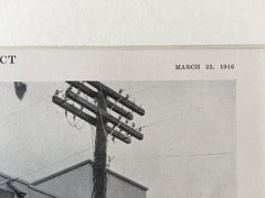 Wadsworth Chocolate Co., Newark, NJ, 1916, Lithograph. Henry Boechlin