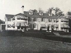 H.N. Flanagan House, Englewood, NJ, Davis, 1916, Lithograph.  McGrath & Kiessling