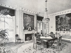 Mrs. Regina Rothschild House, Deal, NJ, 1916, Lithograph. Albert Gottlieb