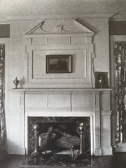 Stair Hall, House of Charles Dannals, Atlanta, GA, Hentz, 1916, Lithograph. Reid & Adler