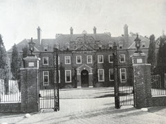 W.V.S. Thorne, Esq. House, Morristown, NJ, 1916, Lithograph. Delano & Aldrich