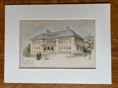 H M Warren School, Wakefield, MA, 1896, Charles Park -