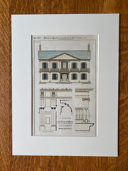 Folger House, Geneva, Genesee Valley, NY, 1894, Hand Colored Original -