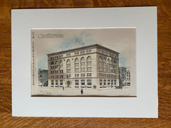 Wetmore Wholesale Warehouse, Minneapolis, MN, 1894, Harry Jones, Original Hand Colored
