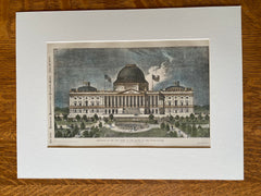 Capitol, East Front, Washington DC, 1897, Original Hand Colored