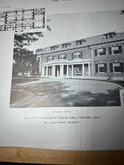 House of Stedman Buttrick, Concord, MA, 1912, Mr. James Purdon