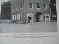 Part of Court House Group in New Castle DE, 1927.
